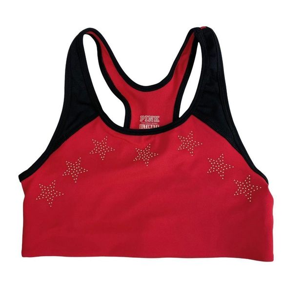 Victoria's Secret Pink Stars Ultimate Sports Bra - Picture 1 of 3